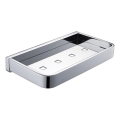 OMNIRES LU30330CR - Wandplank voor douche LUGANO 20 cm glanzend chroom