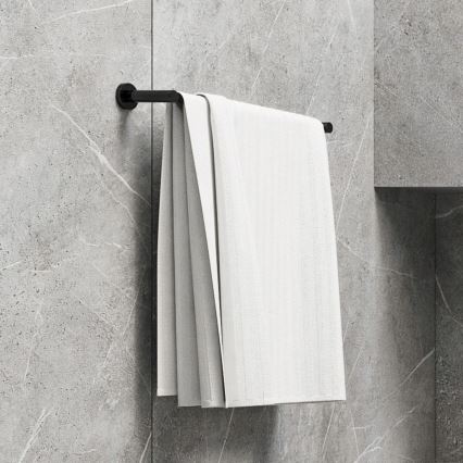 OMNIRES MP60214BL - Porte-serviettes mural MODERN PROJECT 40 cm mat noir