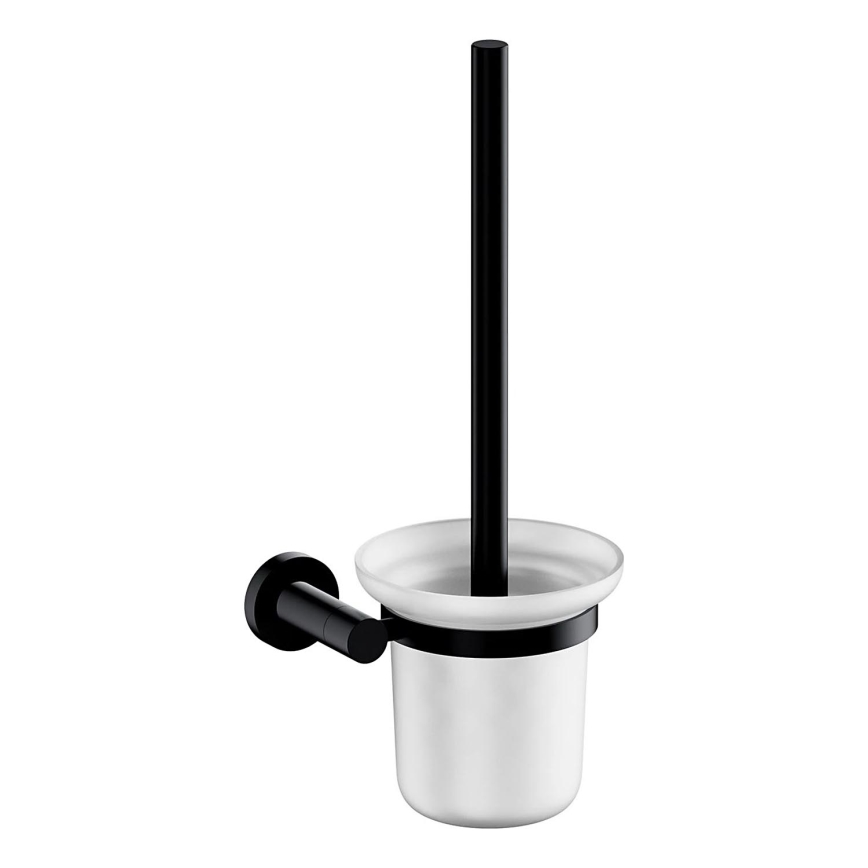 OMNIRES MP60620BL - Brosse de toilette à fixation murale MODERN PROJECT mat noir