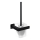 OMNIRES NL80620BL - Brosse de toilette à fixation murale NELSON mat noir