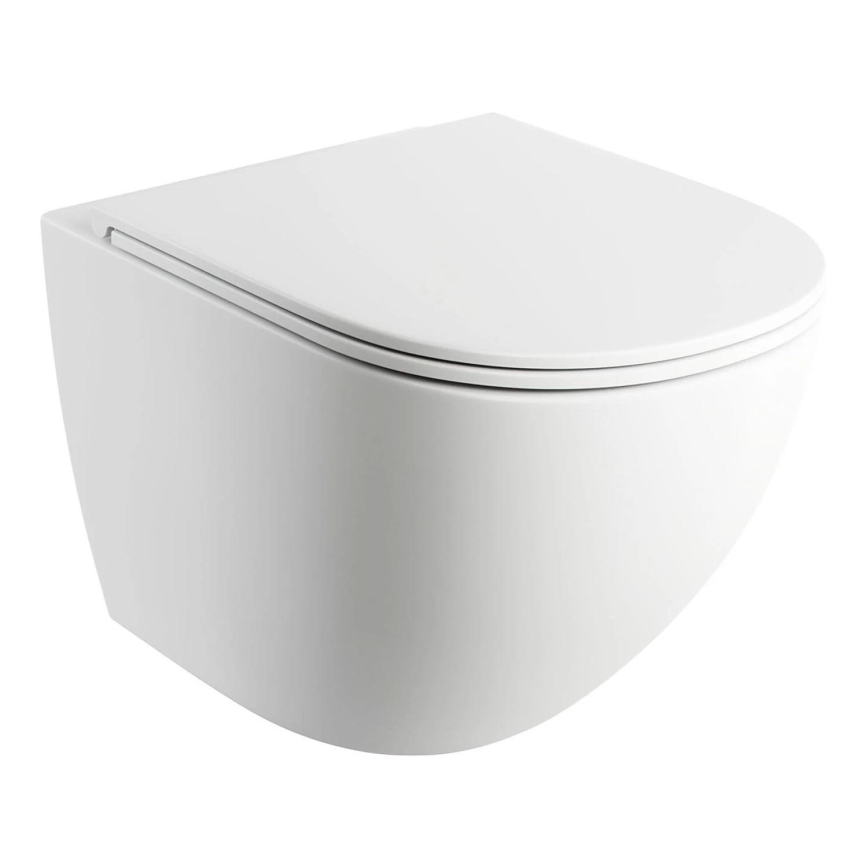 OMNIRES OTTAWAMWBM - Wandtoilet met toiletbril SoftClose OTTAWA keramiek/mat wit