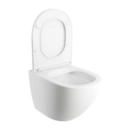 OMNIRES OTTAWAMWBM - Wandtoilet met toiletbril SoftClose OTTAWA keramiek/mat wit