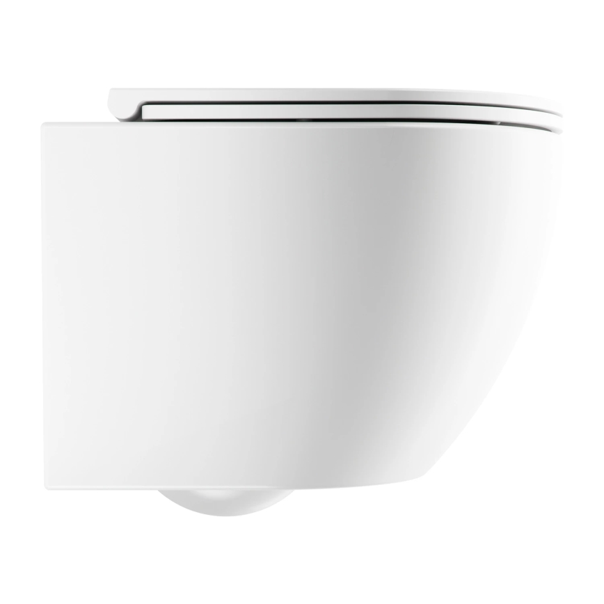 OMNIRES OTTAWASPXMWBM - Hangend toilet OTTAWA met SoftClose-zitting, keramiek, mat wit
