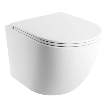 OMNIRES OTTAWASPXMWBM - Wandtoilet met toiletbril SoftClose OTTAWA keramiek/mat wit