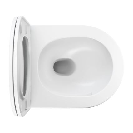 OMNIRES OTTAWASPXMWBM - Wandtoilet met toiletbril SoftClose OTTAWA keramiek/mat wit
