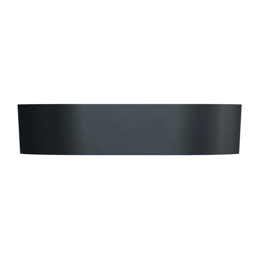 OMNIRES OVOUNBLV - Opbouwwastafel OVO 55x36 cm dolomiet/mat zwart lava
