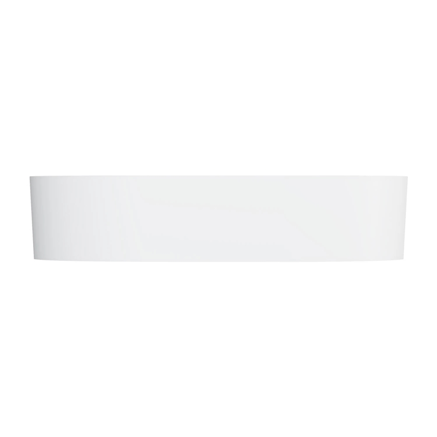 OMNIRES OVOUNBM - Opbouwwastafel OVO 55x36 cm dolomiet/mat wit