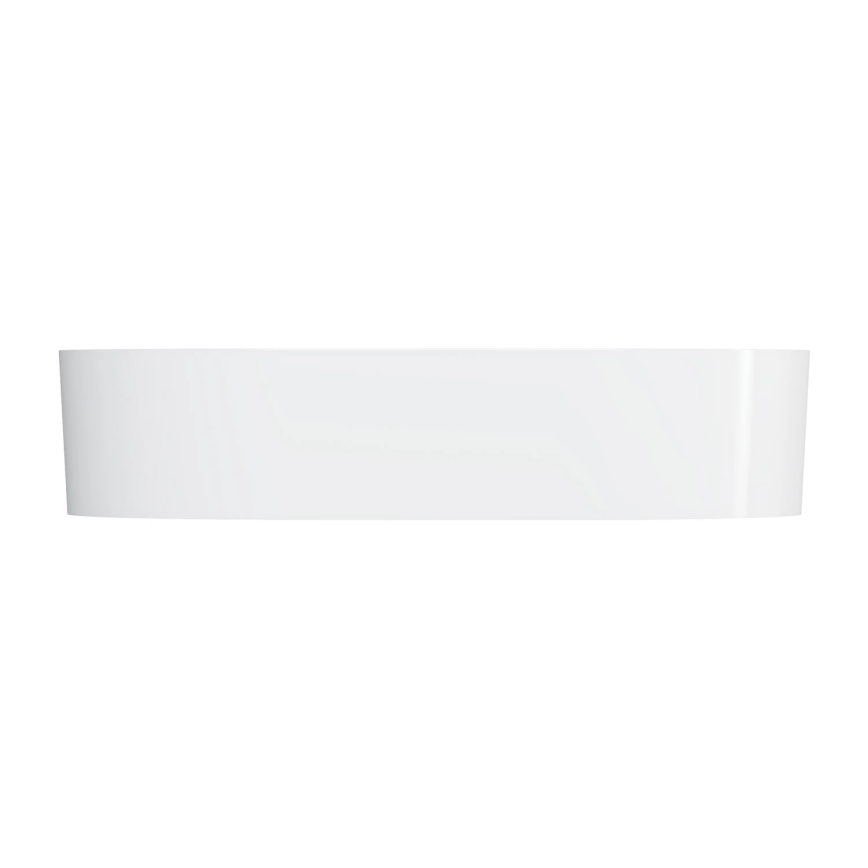 OMNIRES OVOUNBP - Opzetwastafel OVO 55x36 cm dolomiet/glanzend wit