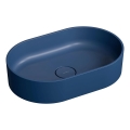 OMNIRES OVOUNMB - Lavabo à poser OVO 55 x 36 cm dolomite/bleu nuit mat
