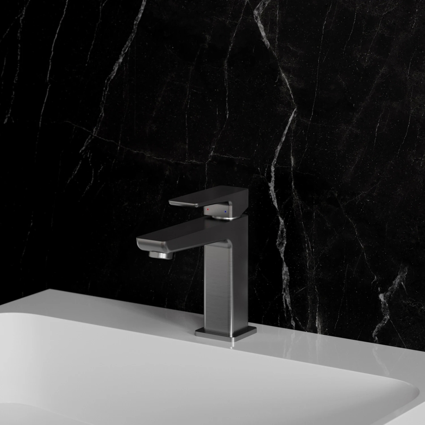 OMNIRES PM7410IN - Mitigeur pour lavabo PARMA 15 cm, nickel brossé