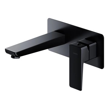 OMNIRES PM7415BL - Robinet de lavabo pour installation encastrée PARMA mat noir