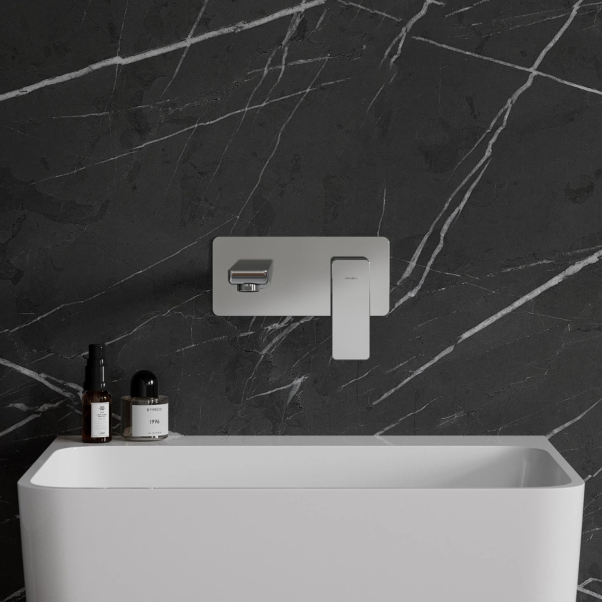 OMNIRES PM7415CR - Robinet de lavabo pour installation encastrée PARMA chrome brillant