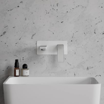 OMNIRES PM7415CRB - Inbouw wastafelkraan PARMA glanzend chroom/wit