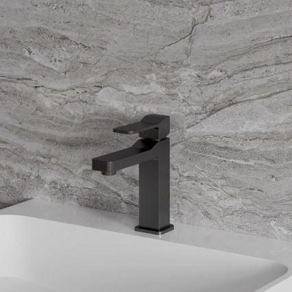 OMNIRES SL7710GR - Kraan voor wastafel SLIDE 17 cm geborsteld grafiet