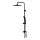 OMNIRES SYSJIMJIMBL - Douche set JIMJIM mat zwart