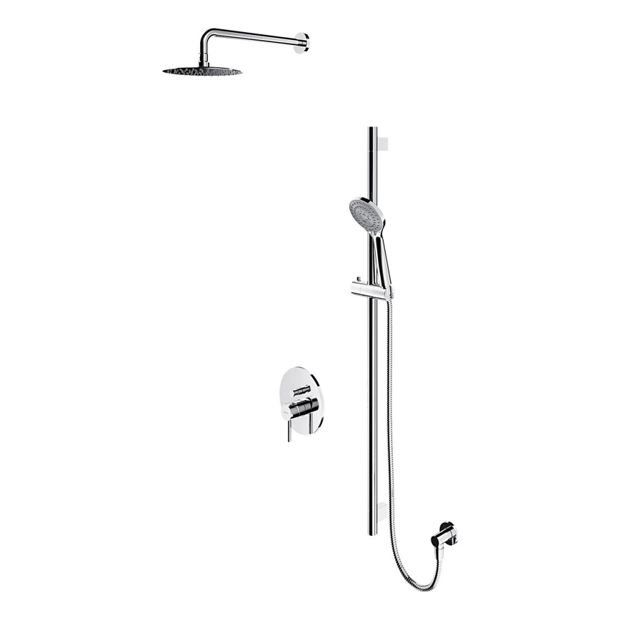OMNIRES SYSY17CR - Colonne de douche avec robinetterie encastrée Y chrome brillant