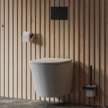 OMNIRES TAMPADEBP - Abattant de toilettes SoftClose TAMPA duroplast/blanc brillant