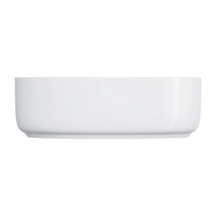 OMNIRES TULSA355BP - Opbouwwastafel TULSA Ø 36 cm keramiek/glanzend wit