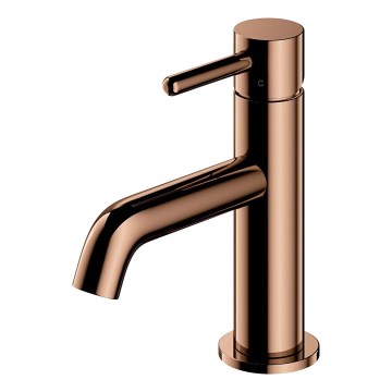 OMNIRES Y1210NCP - Mitigeur pour lavabo Y 16,2 cm cuivre brillant