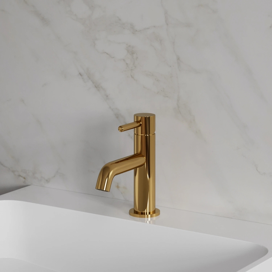 OMNIRES Y1210NGL - Kraan voor wastafel Y 16,2 cm glanzend goud