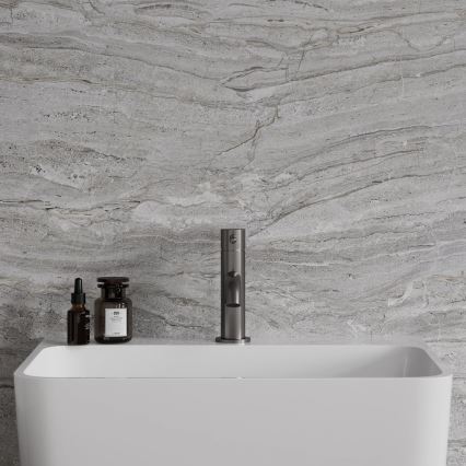 OMNIRES Y1210NGR - Kraan voor wastafel Y 16,2 cm geborsteld grafiet