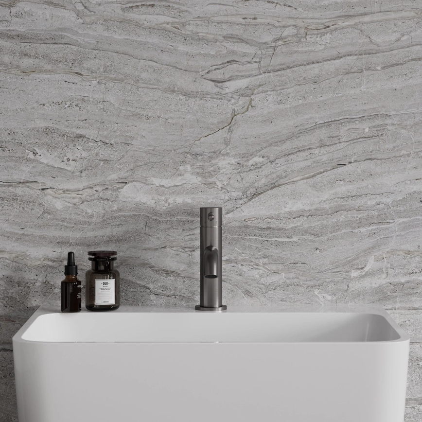 OMNIRES Y1210NGR - Kraan voor wastafel Y 16,2 cm geborsteld grafiet