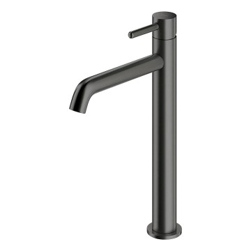 OMNIRES Y1212GR - Kraan voor wastafel Y 30,8 cm geborsteld grafiet