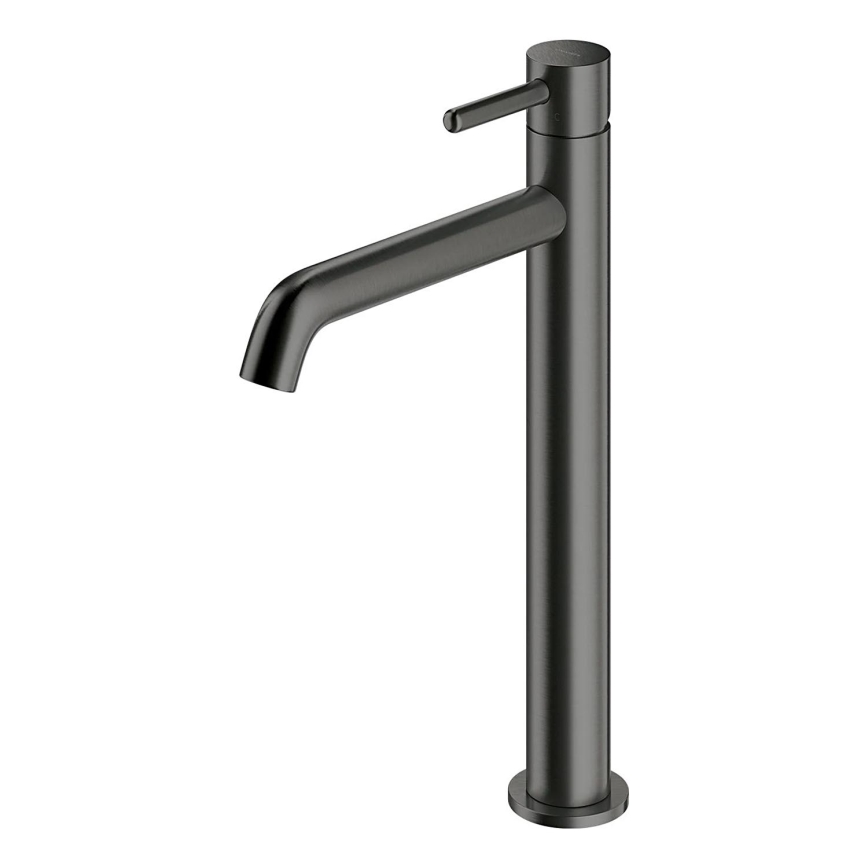 OMNIRES Y1212GR - Kraan voor wastafel Y 30,8 cm geborsteld grafiet
