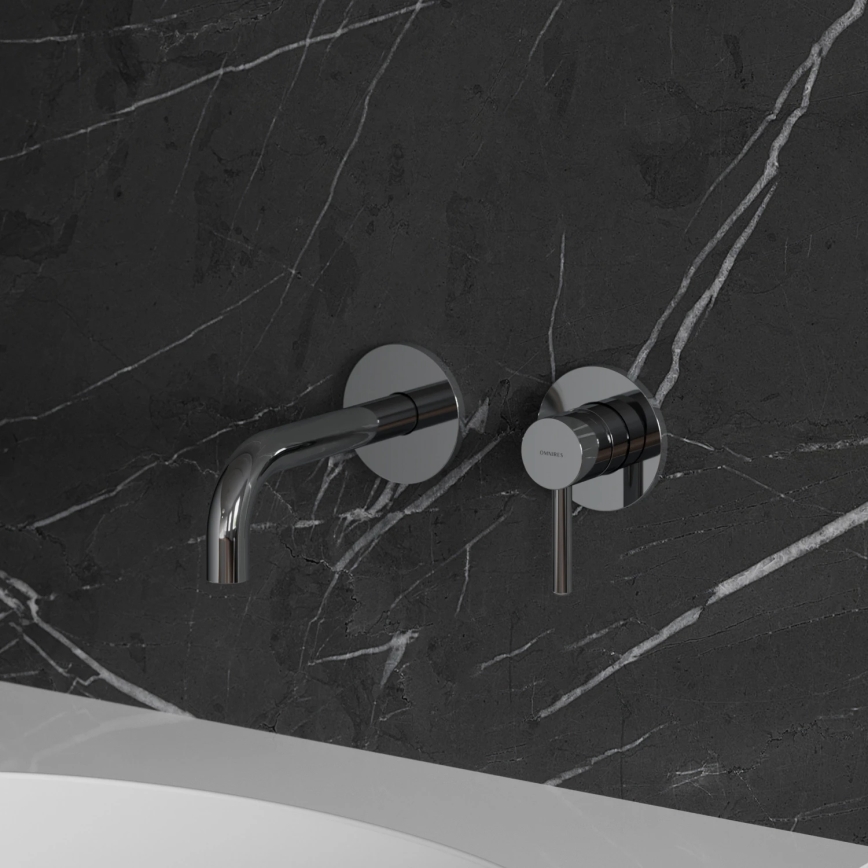 OMNIRES Y1215HCR - Robinet de lavabo pour installation encastrée Y chrome brillant