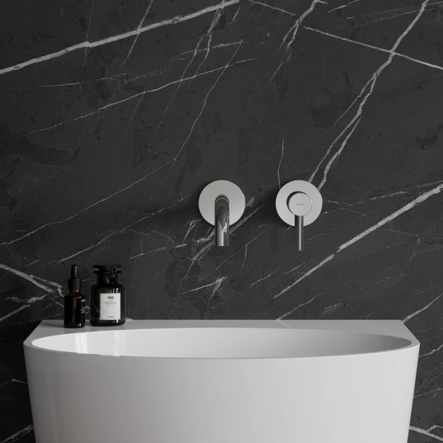 OMNIRES Y1215HCR - Robinet de lavabo pour installation encastrée Y chrome brillant