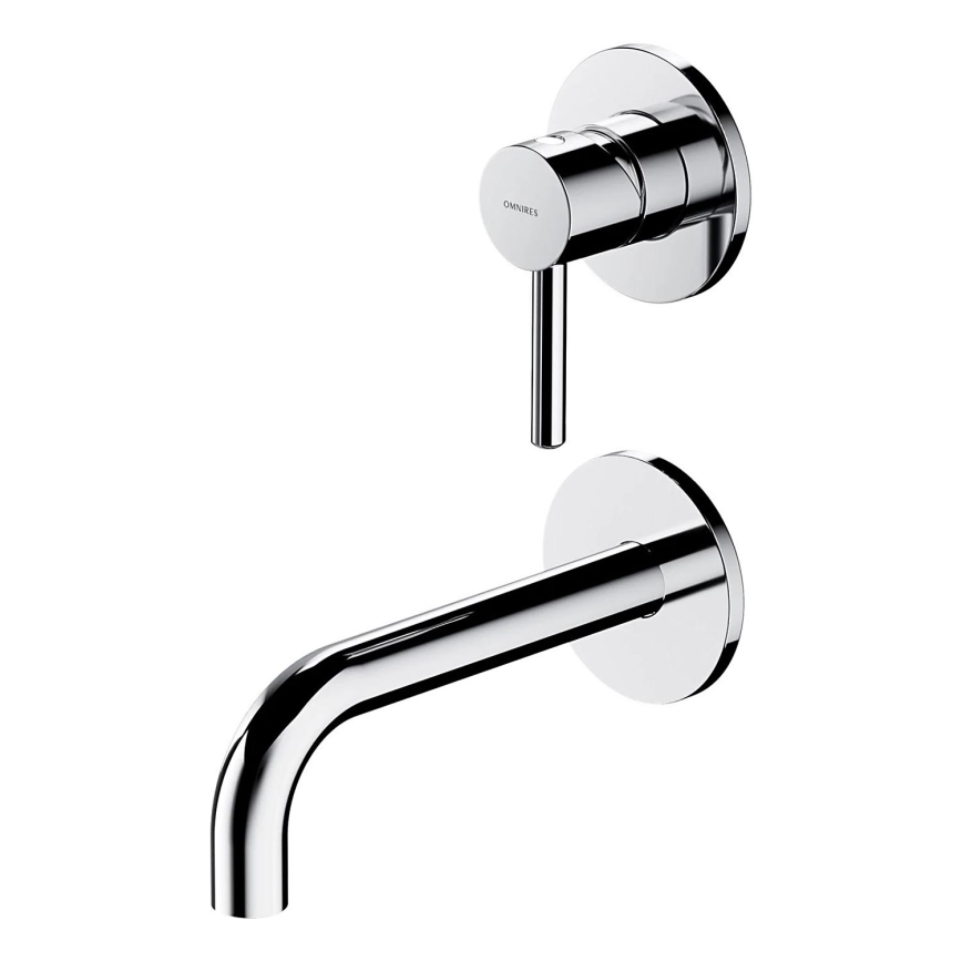 OMNIRES Y1215NCR - Robinet de lavabo pour installation encastrée Y chrome brillant