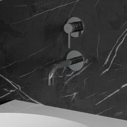OMNIRES Y1215NCR - Robinet de lavabo pour installation encastrée Y chrome brillant