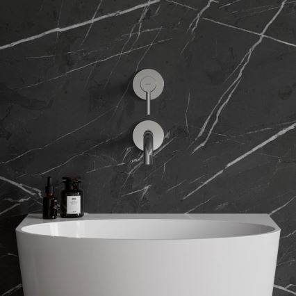 OMNIRES Y1215NCR - Robinet de lavabo pour installation encastrée Y chrome brillant