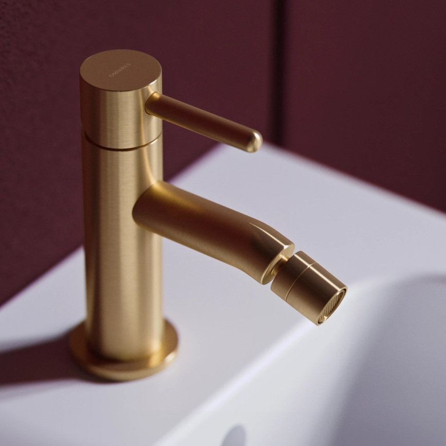 OMNIRES Y1220GLB - Bidet kraan Y 14,5 cm Grond goud
