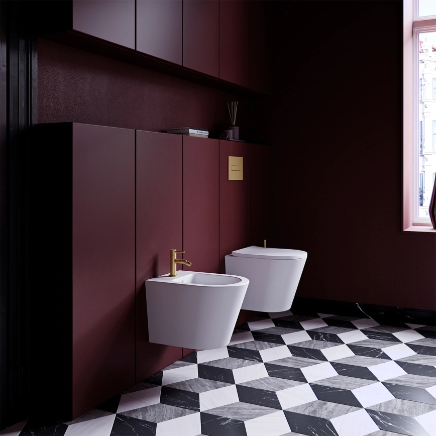 OMNIRES Y1220GLB - Bidet kraan Y 14,5 cm Grond goud