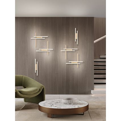 Ondaluce - Applique murale LED à intensité variable MOVIDA LED/16W/230V dorée