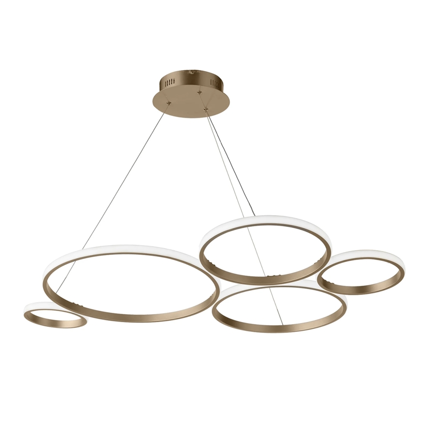 Ondaluce - dimbare LED-kroonluchter aan kabel POIS LED/60W/230V goudkleurig