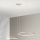 Ondaluce - Dimbare LED-kroonluchter aan kabel SOEL LED/28W/230V + LED/38W Ø 80/60 cm goudkleurig