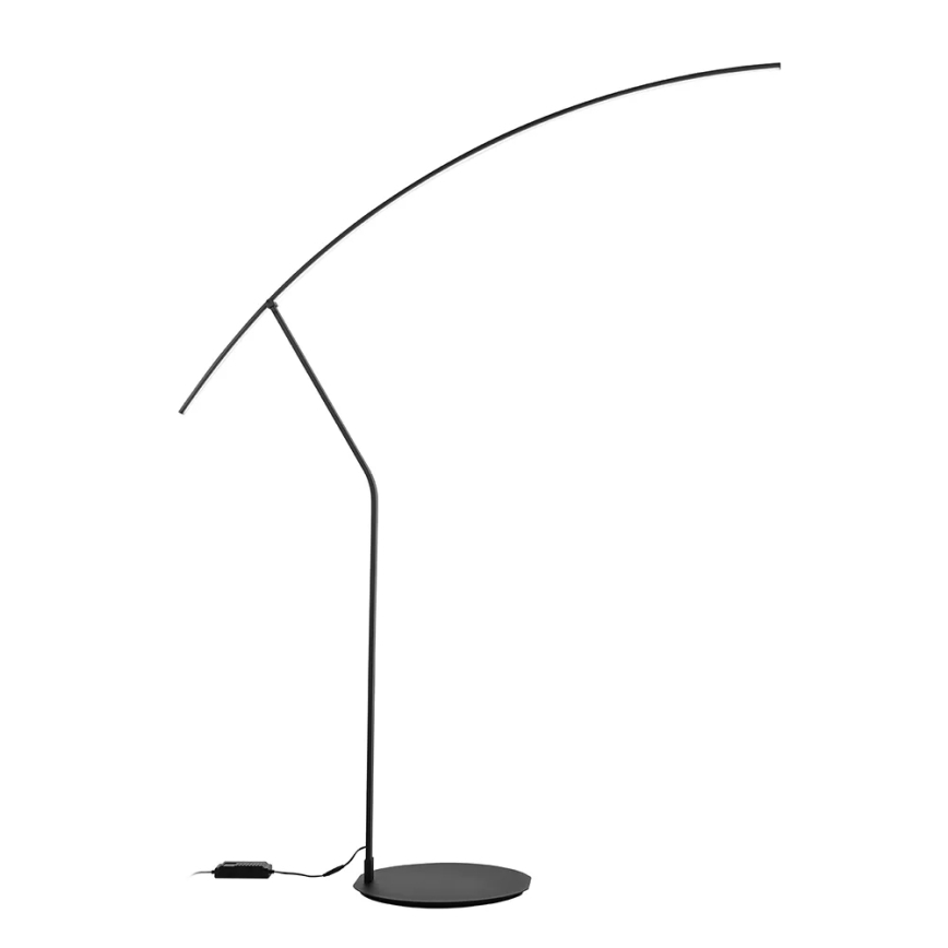 Ondaluce - Dimbare LED-vloerlamp FOLAGA LED/30W/230V 190 cm zwart