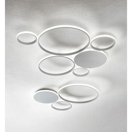 Ondaluce - dimbare LED-wandlamp POIS LED/42W/230V zilverkleurig