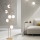 Ondaluce - Lampadaire JEWEL 6xE14/10W/230V 166 cm doré/blanc