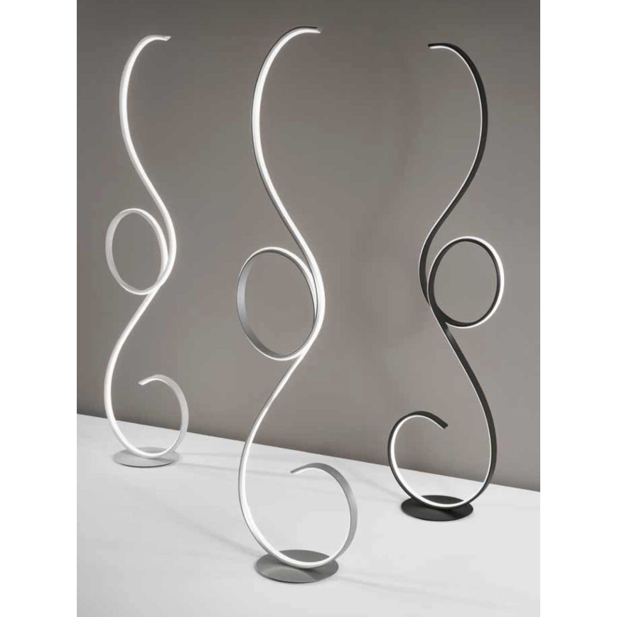 Ondaluce - Lampadaire LED dimmable FLOK LED/44W/230V blanc