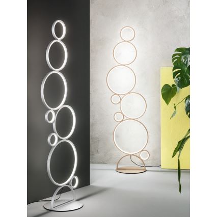 Ondaluce - Lampadaire LED dimmable POIS LED/52W/230V 160 cm doré
