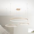 Ondaluce - LED-dimbare hanglamp met kabel SOEL LED/28W/230V + LED/38W + LED/47W Ø 100/80/60 cm goudkleurig