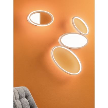 Ondaluce - LED dimbare plafondlamp RICE LED/25W/230V 38x63 cm goudkleurig