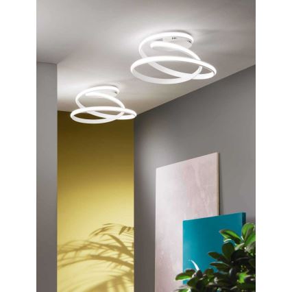 Ondaluce - LED dimbare plafondlamp VUELTA LED/37W/230V Ø 55 cm wit
