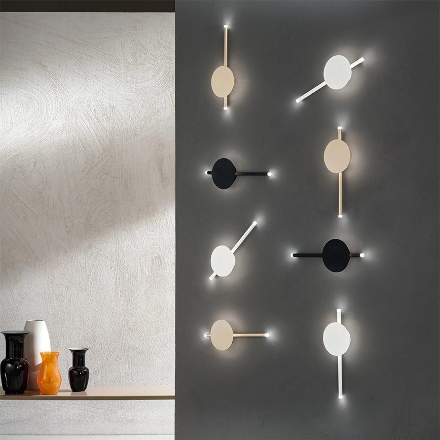 Ondaluce - LED dimbare wandlamp JAMES LED/16W/230V zwart