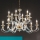 Ondaluce - Lustre sur chaîne 1306 12xE14/10W/230V Ø 100 cm doré/transparent