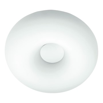Ondaluce - Plafonnier DODI 2xE27/15W/230V Ø 33 cm blanc