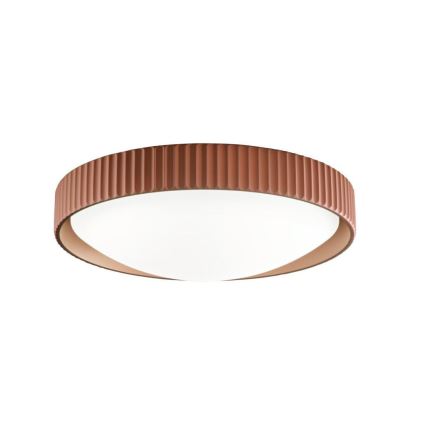 Ondaluce - Plafonnier LED CONCRETE LED/20W/230V Ø 41 cm béton/marron